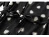 Mulberry Silk Heart Print Lapel Dress - 2026 Spring Style, Waist-Cinching Skirt, Elegant Design (2609)