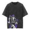 Fashion Streetwear Men Washed TShirt Harajuku Japanese Anime Naruto Vintage Tshirt Summer Cotton Tops Short Sleeve T Shirt