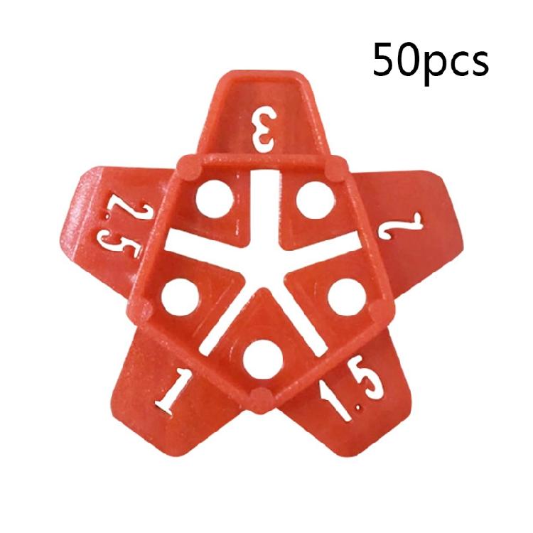 

Reusable Level Wedges Tile Spacers 1mm/1.5mm/2mm/2.5mm/3mm Tile Leveling System 1