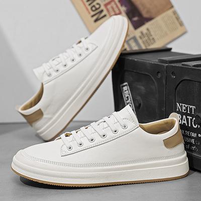 Herren Hochwertige Leder Freizeitschuhe Minimalistische Designer Outdoor Flache Designerschuhe Tenis Masculino Komfort Schnürschuh Sportschuh