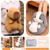 Fruit Capybara Detachable and Washable National Standard Explosion-Proof Electric Hot Water Bottle Plush Toy Pillow Doll Rechargeable Hand Warmer