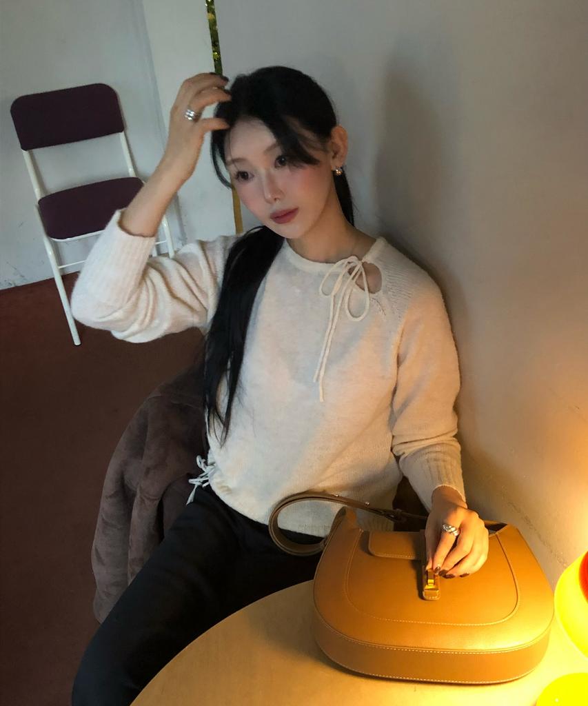 AHWE String Sweater_Light Beige