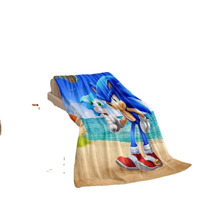 Cartoon Sonic Series Double-Sided Flannel 3D Digital Printing Blanket Blanket