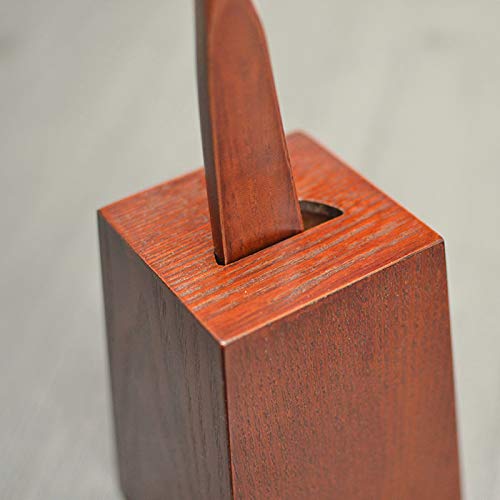 Long wooden shoehorn with stand, Kojiro brown, shoehorn with stand