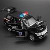 1:32 Pull-Back Alloy Police Car Toy with Lights & Sound – Six-Opening Doors for Kids