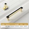 Double-colors Cabinet Pull Zinc Alloy Drawers Pull Nordic Kitchen Cabinets Handle  Cabinet Hardware
