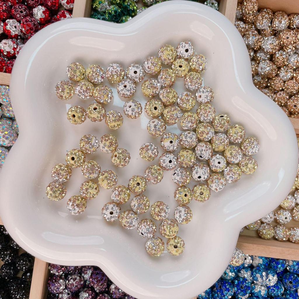 Handmade Rhinestone Crystal Beads for DIY Jewelry: Diamond Ball, Spacer, Pendant Materials