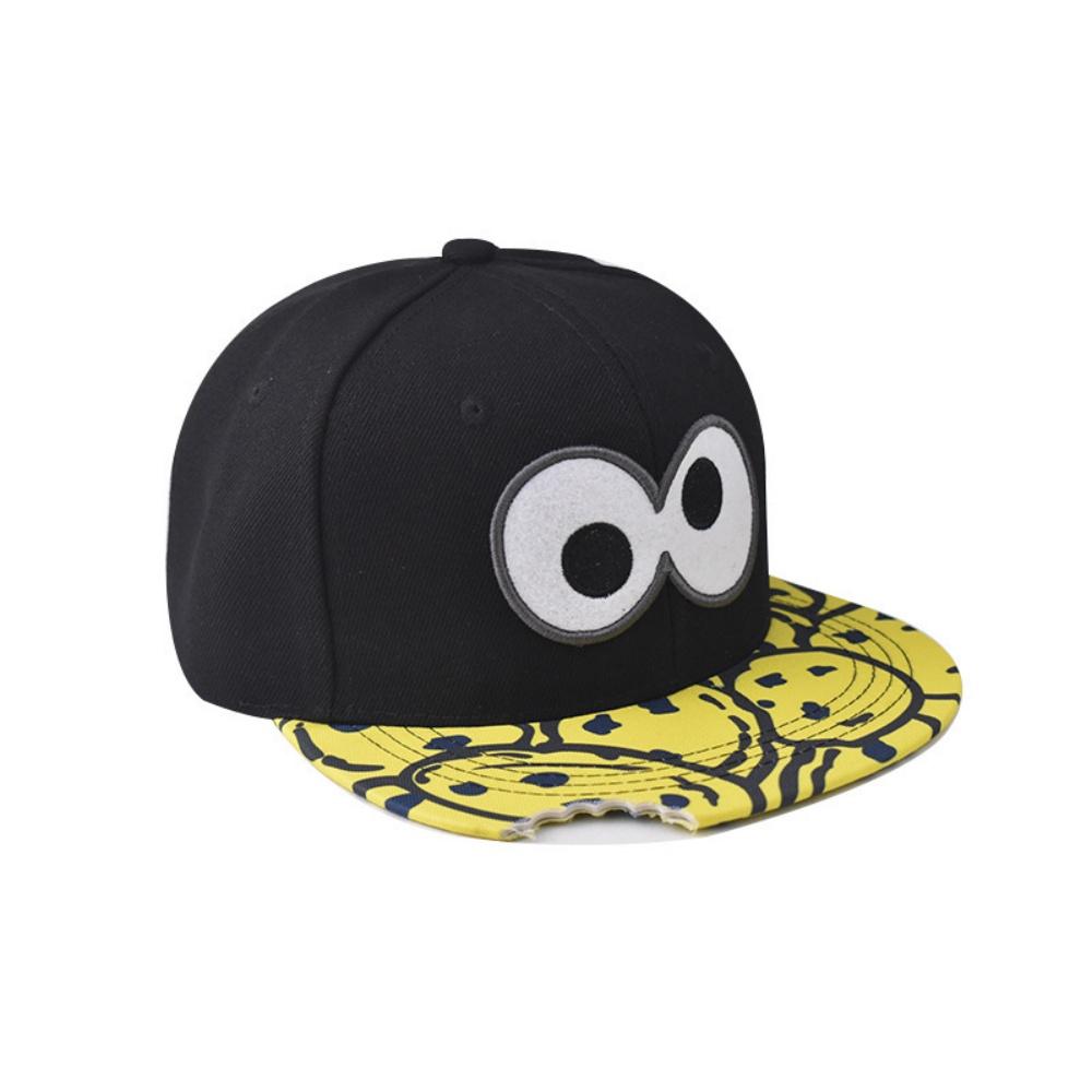 Unisex Cute Eye PIZZA Embroidery Hip-hop Hats Spring and Summer Outdoor Adjustable Casual Baseball Caps Sunscreen Hat