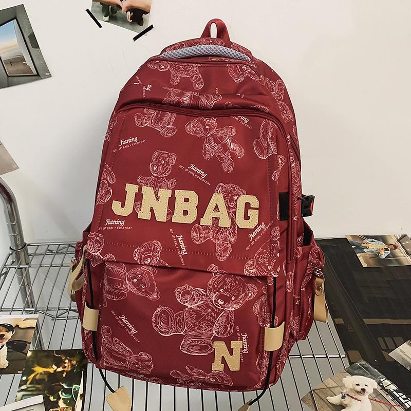 Schoolbags for Children Elementary School Students  Girls  Junior High School Students  Boys Letters Backpacks