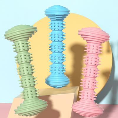 Spiky Dog Chew Toy Dog Teeth Cleaning Toy Safe Dog Toothbrush Toy for Puppies Teething Aggressive Chewers Oral Health