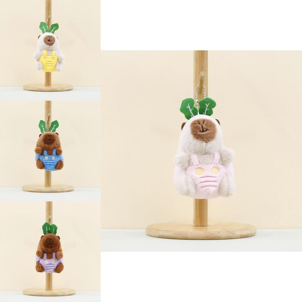 Adorable Capybara Plush Keychain Cute Soft Toy Bag Charm 12cm Stuffed Animal