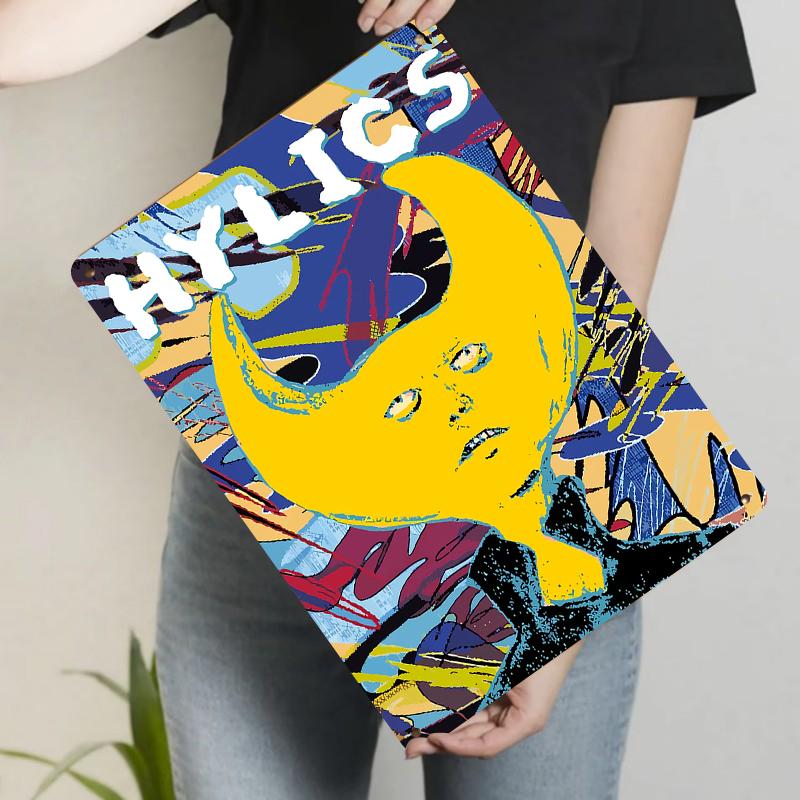 

Abstract Art HYLICS Game Theme Metal Iron Painting Living Room Study Decorative Creative Home Wall Hanging 20x30cm（7.8x11.8inch）