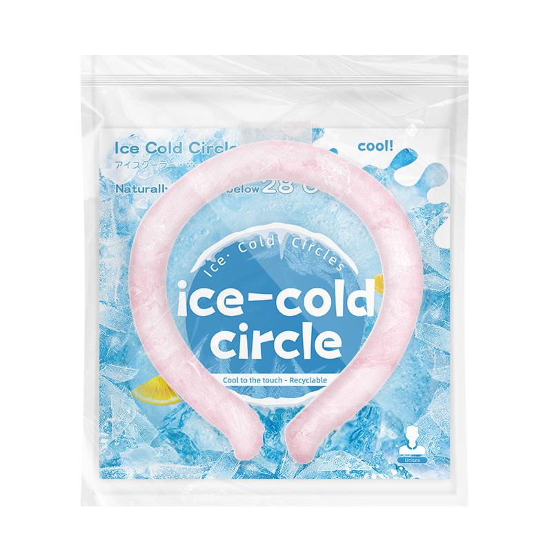 Outdoor Summer Neck Cooling Tube Wraps Ice Ring Neck Cooler Reusable Cooling Tool For Camping Hiking Cycling Running Fishing