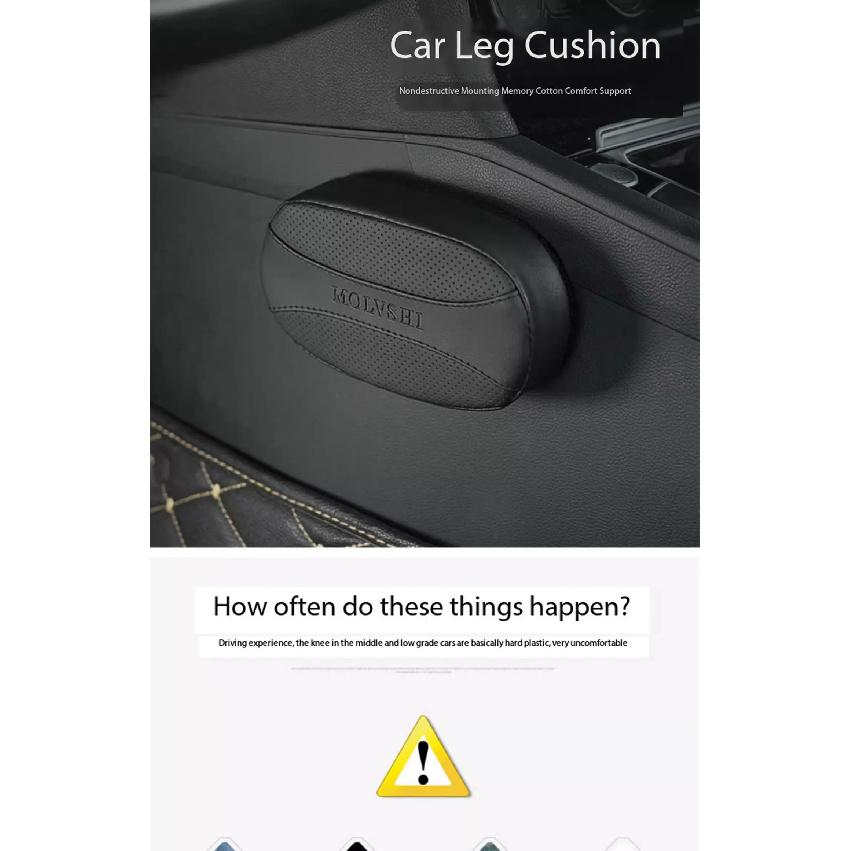 WEIHAO Car Foot Pillow Knee Cushion Leg Pad Car Leg Rest Knee Pillow Leg Padsfoot pillow in the car e46 e90 e60 f10 f30 e39