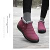 Cotton Shoes for Couples, Oversized Women's Shoes, Resistant Snow Boots with Thick Fleece, Short Boots for Warmth, Soft Sole, Low Cut Cotton Boots