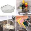 Mesh Kitchen Sink Strainer Food Waste Trap Drain Basket Rack Triangle Sink Shelf  Kitchen Sink