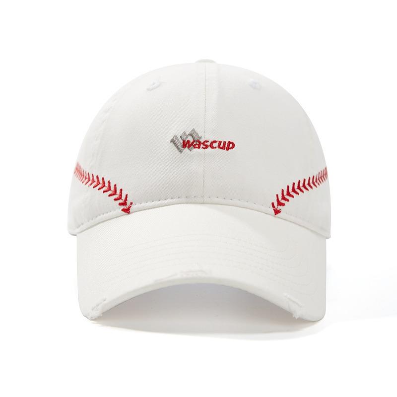 Vintage Plaid Stripe Embroidery Puppy Baseball Cap Female Soft Top Deepens Big Head Circumference Hip Hop Cap Male Tide