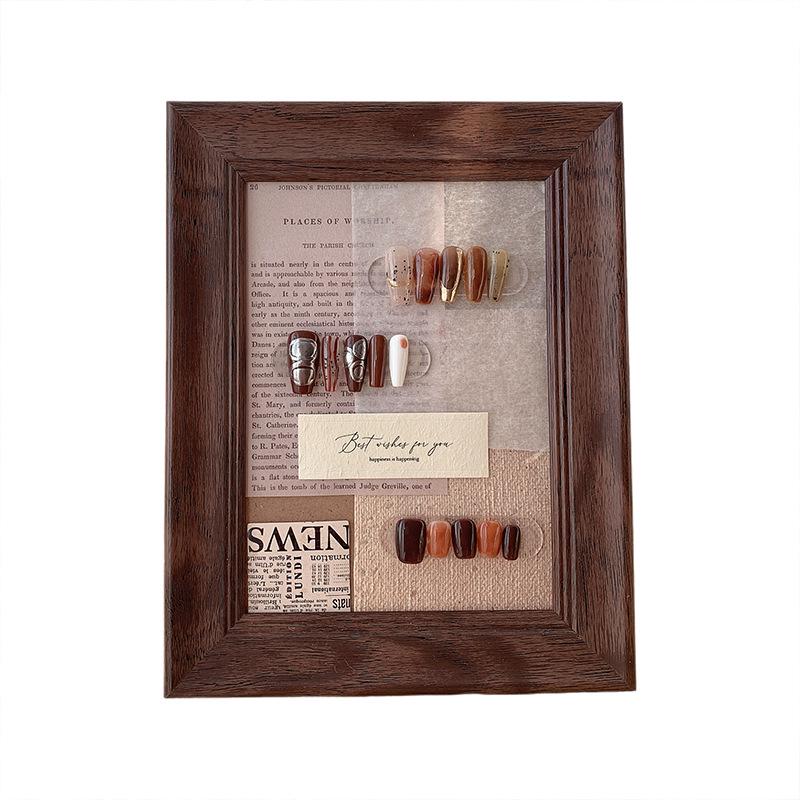 7-Inch DIY Nail Art Display Frame & Journal Stand
