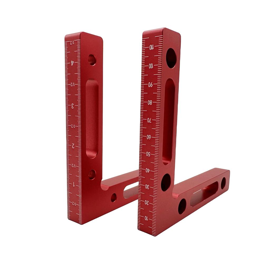 Ansimple Right Angle Set of Corner Fixing 90 Degree Right Perfect DIY Aluminum Alloy Ruler, 2, Clamp, L-Shaped Clamp, Tool, Angle, Woodworking,