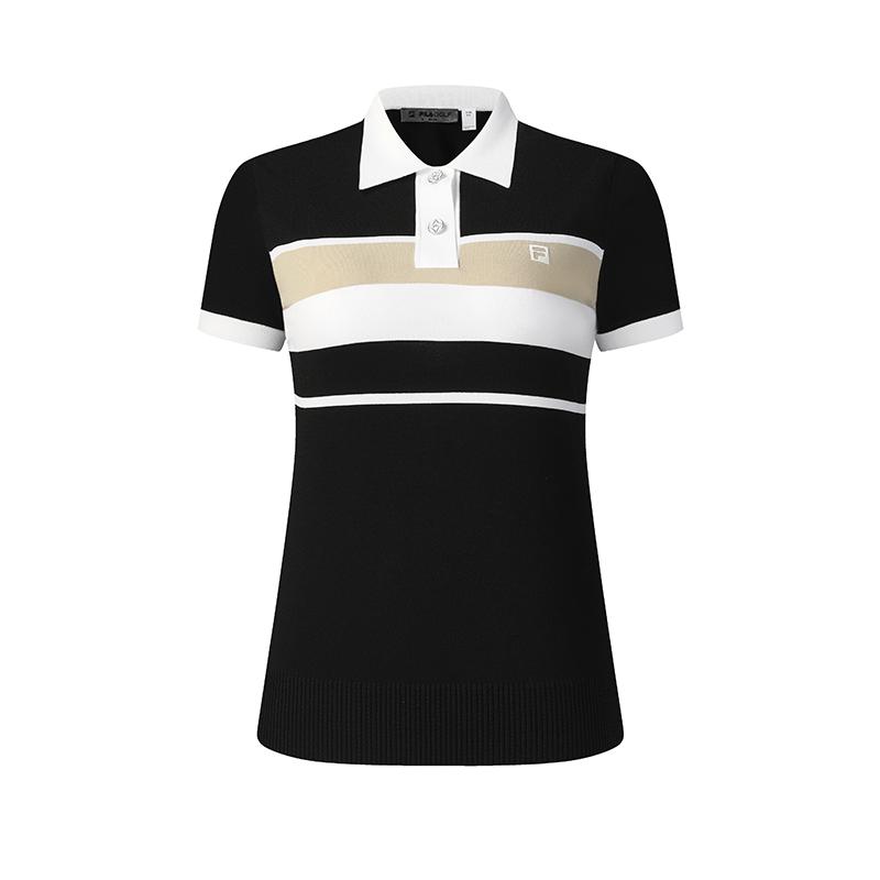 

New FILA Golf Series Knitwear Women s Pitch Black A11W525404F-BK 160/80A/S