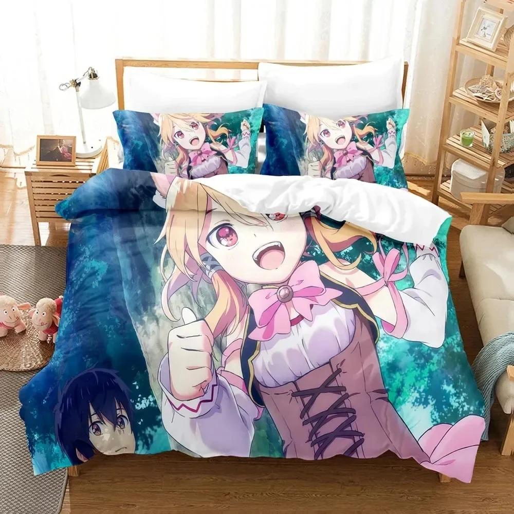 Comforter 3D Print Seirei Gensouki Anime Bedding Set 3D Printed Suitable For Bedroom Kids Home Textile