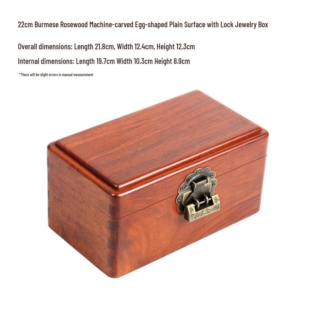 Burmese Rosewood Jewelry Box: Solid Wood Accessory Storage In Various Styles - Chinese Style Wedding Collection