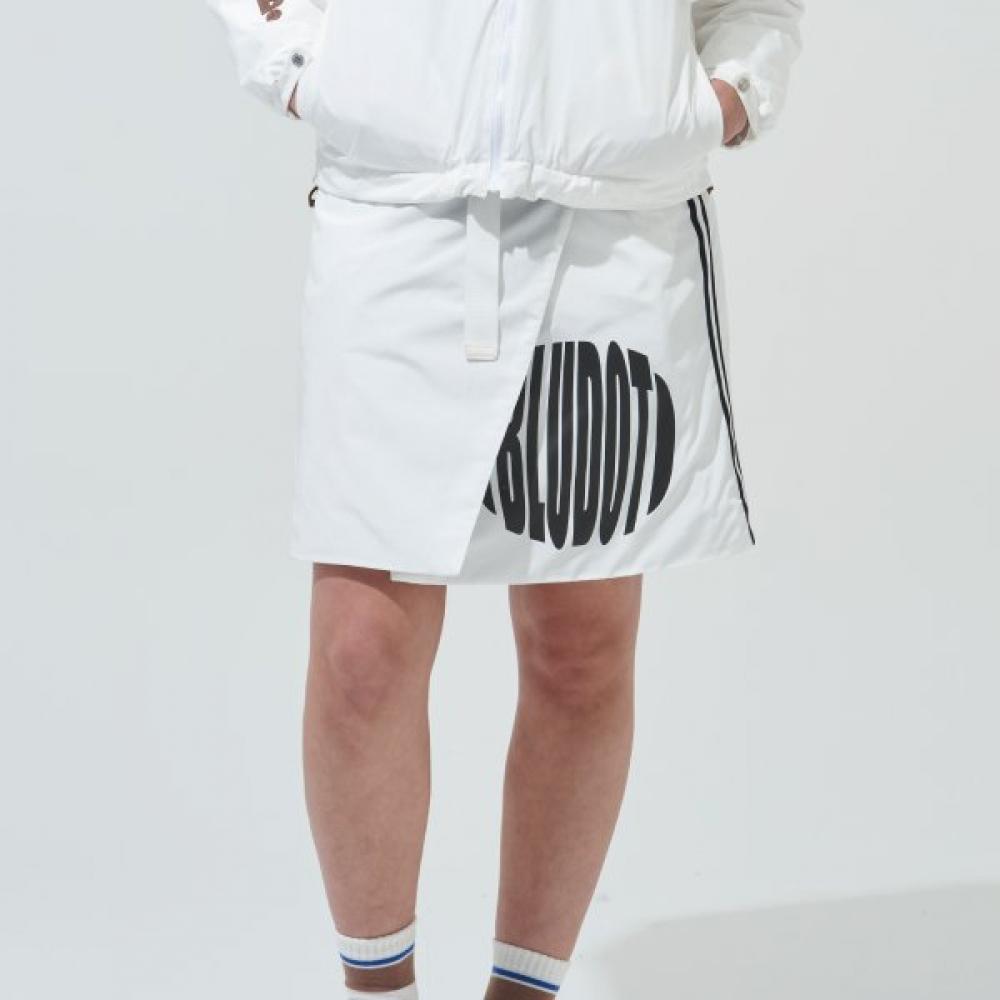 

Blu Dot Open Padded Wrap Skirt Wh 028