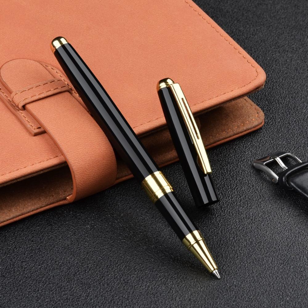 Metal Ballpoint Pen Heavy-Weight Rollerball Pen Durable Gel Pen Men & Women чёрный