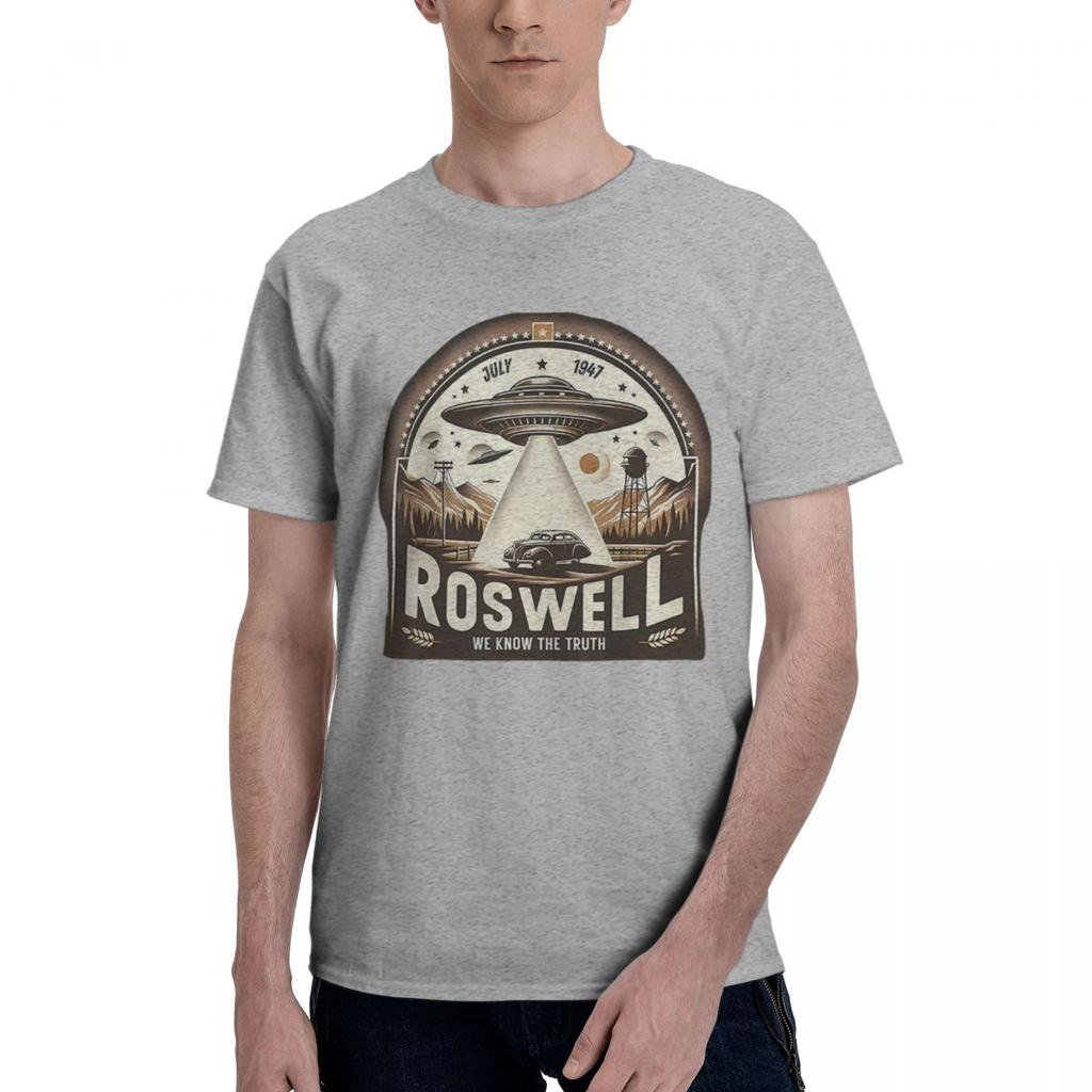 Roswell 1947 Alien 100 Cotton Casual Breathable Confortable Anime New Gifts And TShirts Mens Shirt