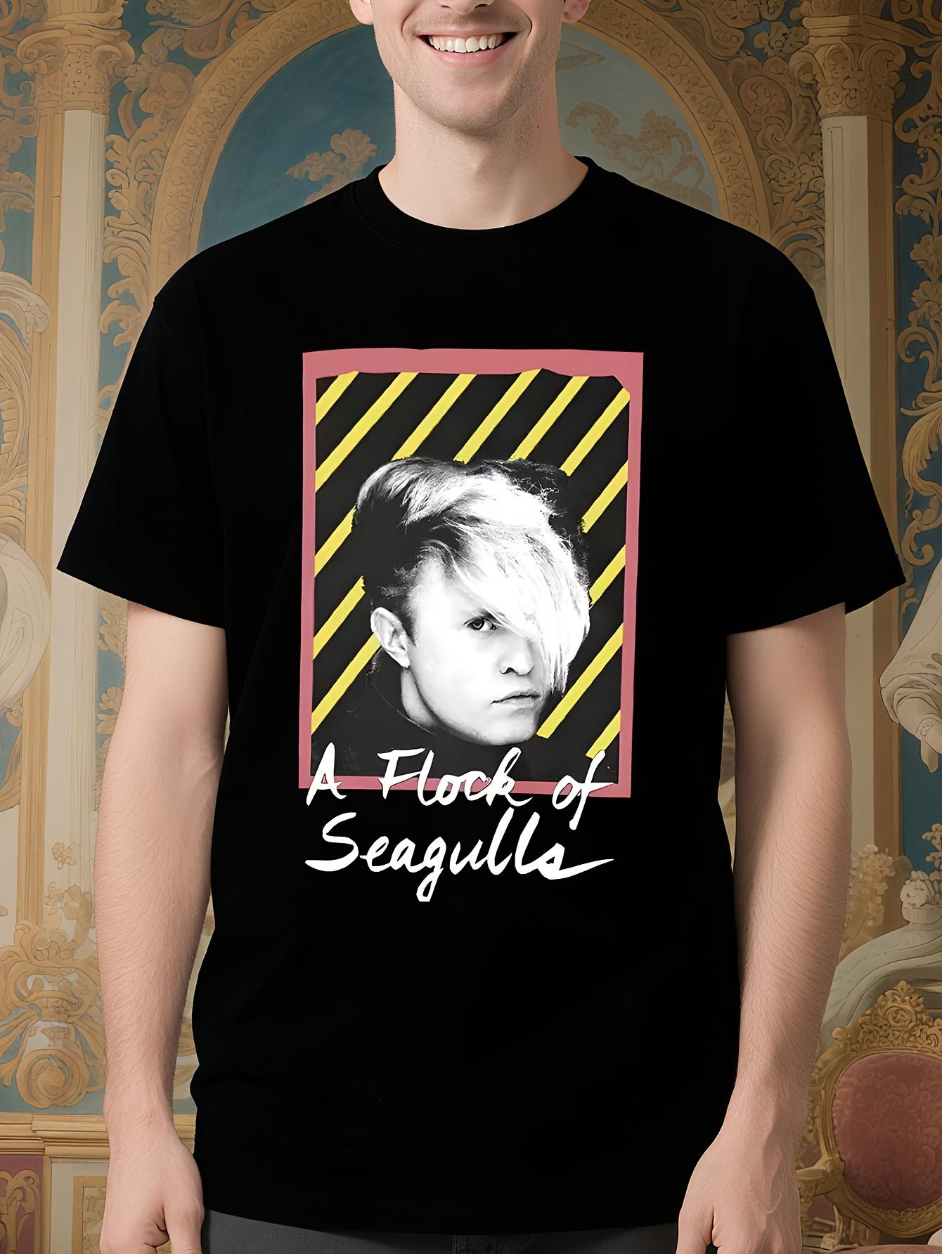 New Black Tshirt Featuring The Neon Logo of A Flock of Se... XL