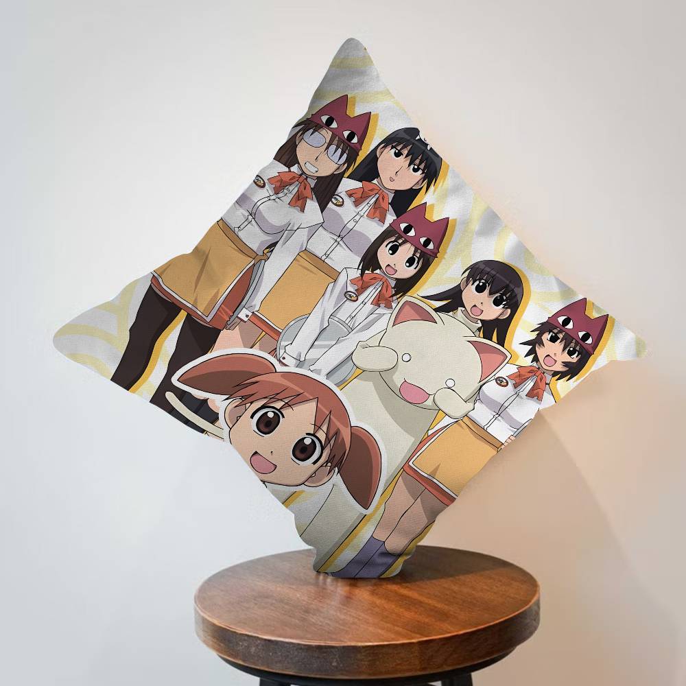 Azumanga Daioh Cushion Cover Inches Farmhouse Decor Home Throw Pillow Covers for Couch Decorations