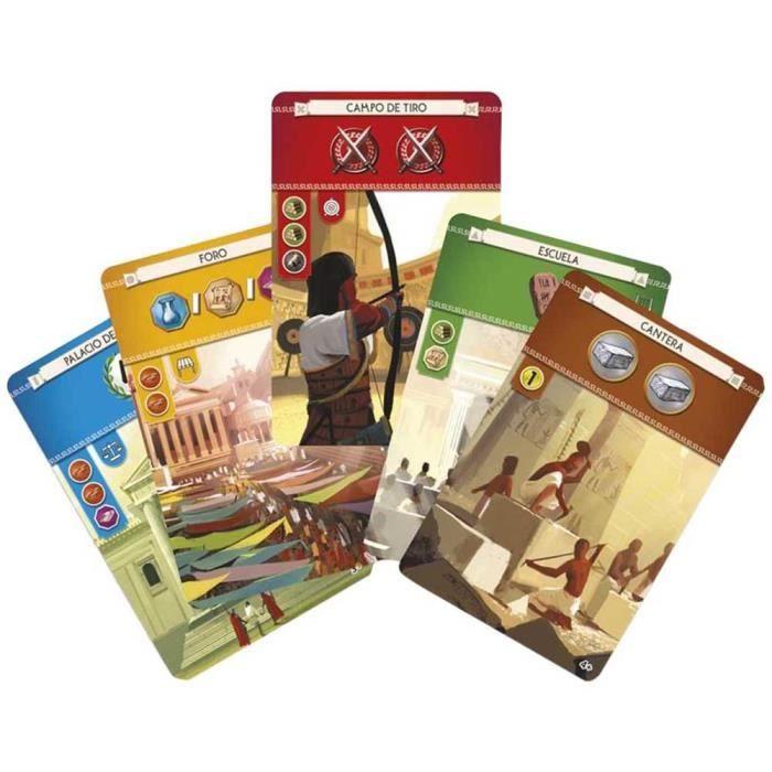 Jeu de Cartes - ASMODEE - 7 Wonders - 7 joueurs - Nouvelle Édition - 30 min de jeu