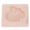 Natural Beech Wood Cookie Cutter Smooth Surface Biscuit Mould Baking Stamp  Christmas Baking