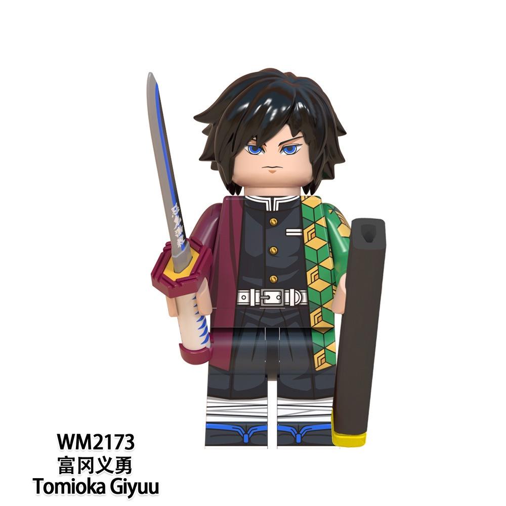 Children s assembling toys minifigures Ninjago demon slayer minifigures building blocks toys 43