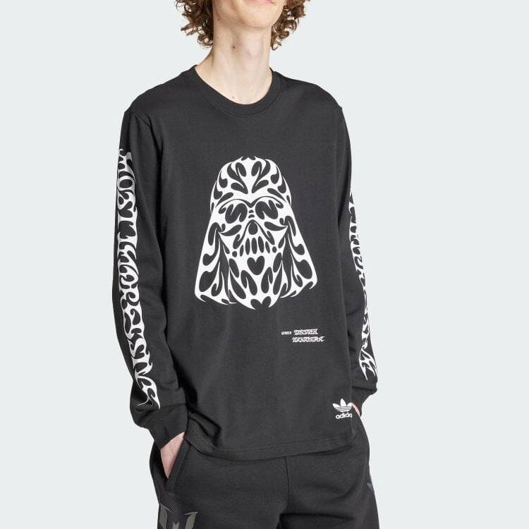 Adidas Star Wars x Nanzuka Tričko s dlouhým rukávem Černé Unisex Streetwear IV9471