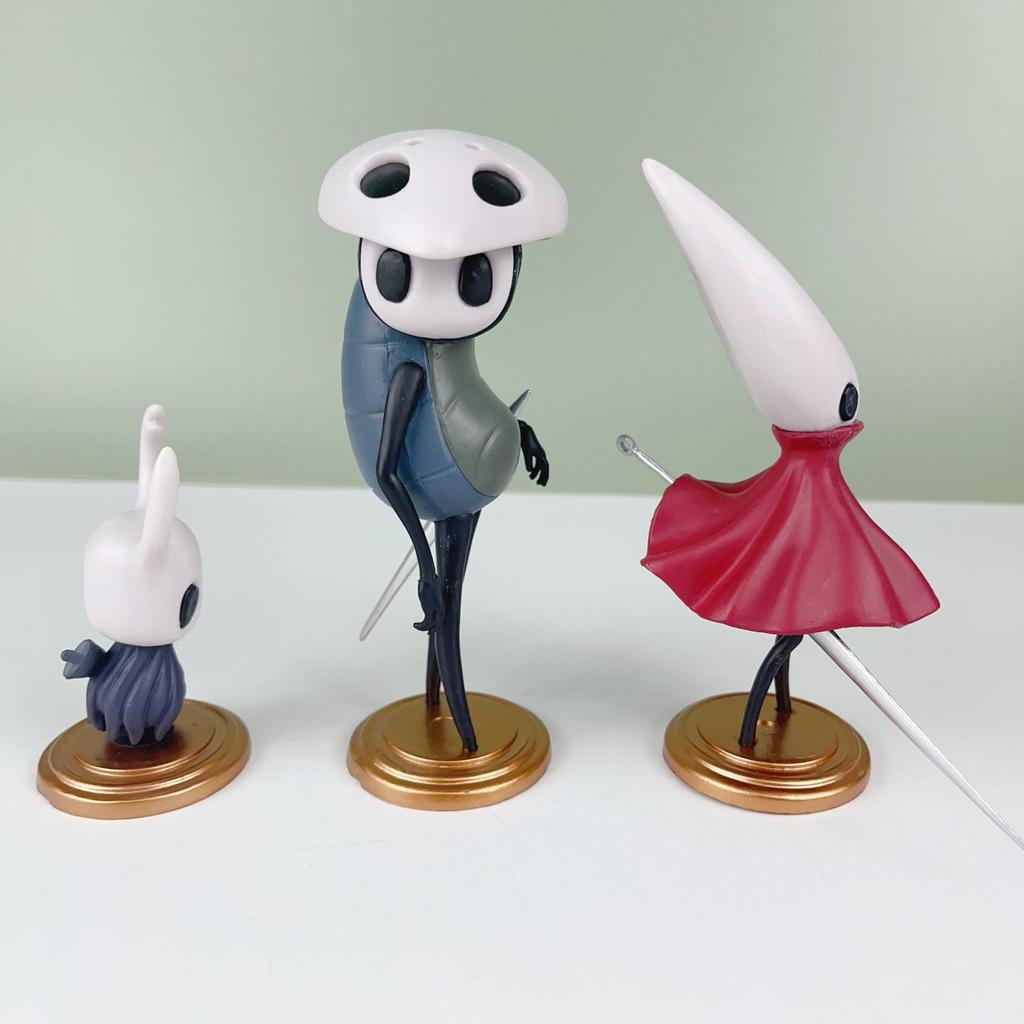 3Pcs/Set Hollow Knight Anime Figure Gk Game Anime Figurine Action Figure Model Pvc Decoration Ornament Collectible Toys