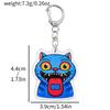 New Cute Cartoon Witch Hunter Double sided Keychain Backpack Pendant Personalized Accessories