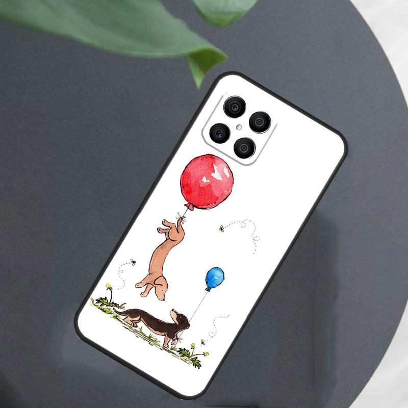 

Dachshund Silhouette Dog For Honor Magic 5 6 7 8 Pro Case For Honor 400 200 50 70 Lite X8c X8b X9a X9b X9c X9d Win RT Honor Magic7 Lite