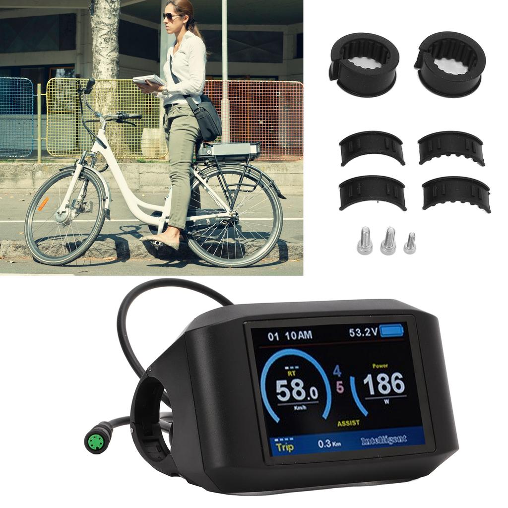 Sada na přestavbu elektrického kola 750C LCD Displej Indikátor pro Středový Motor Bafang BBS01 BBS02 BBSHD