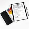 Nurse Folding Clipboard Portable Nurse Clip Boards 24.1CM Multifunctional Black Clipboard With Quick Reference Sheet Writing Pad