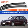 For Mercedes Benz E Class W211 S211 2002 - 2009 Wiper LHD Front Wiper Blades Windshield Windscreen Window Brush 26"26"