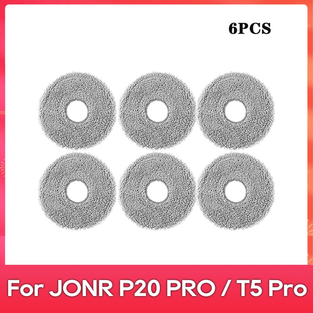 Passend für JONR P20 PRO / T5 Pro Roboter Staubsauger Zubehör Haupt-Seitenbürste Hepa-Filter Mopptuch Staubbeutel Ersatz