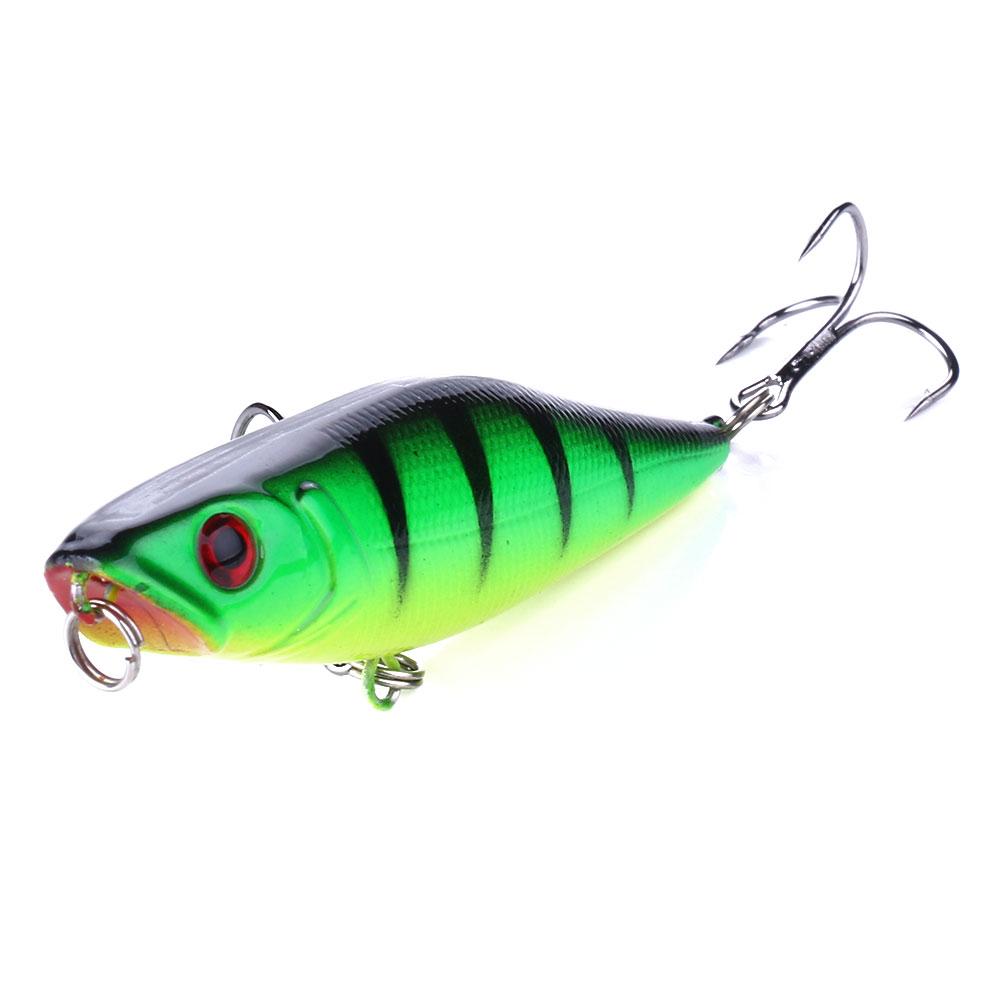 

HENGJIA 7 см 7,2 г Поппер Рыболовные приманки 3D глаза приманка воблёр рыболовные снасти