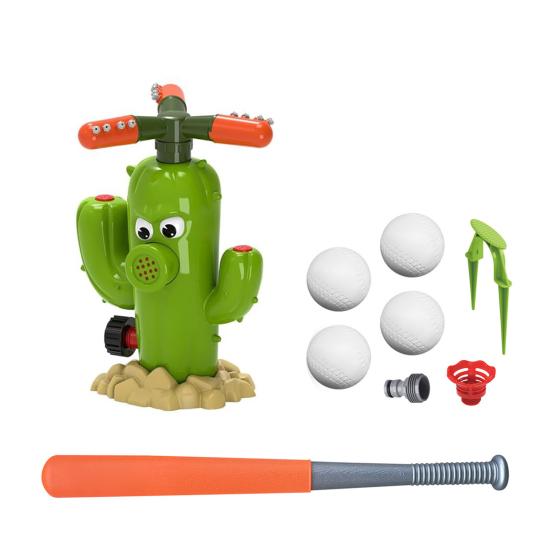 

1 комплект наружных кактусовых разбрызгивателей для бейсбольной игры, летнего сада, заднего двора, газона, мультяшной формы кактуса