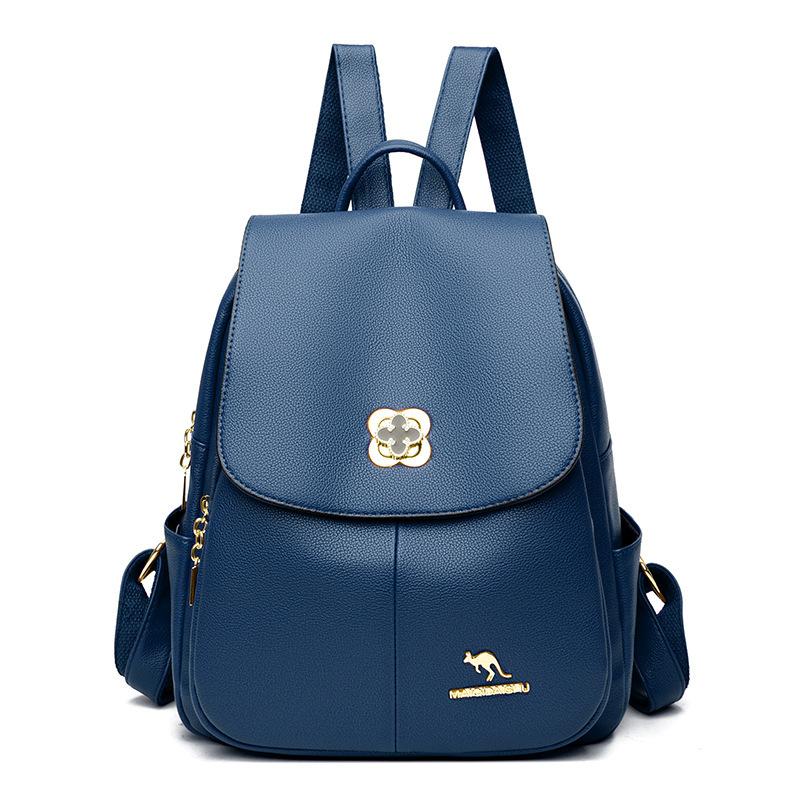 Schoolbag backpack women's Korean version new fashion single shoulder oblique span backpack large capacity travel storage bag versatile student