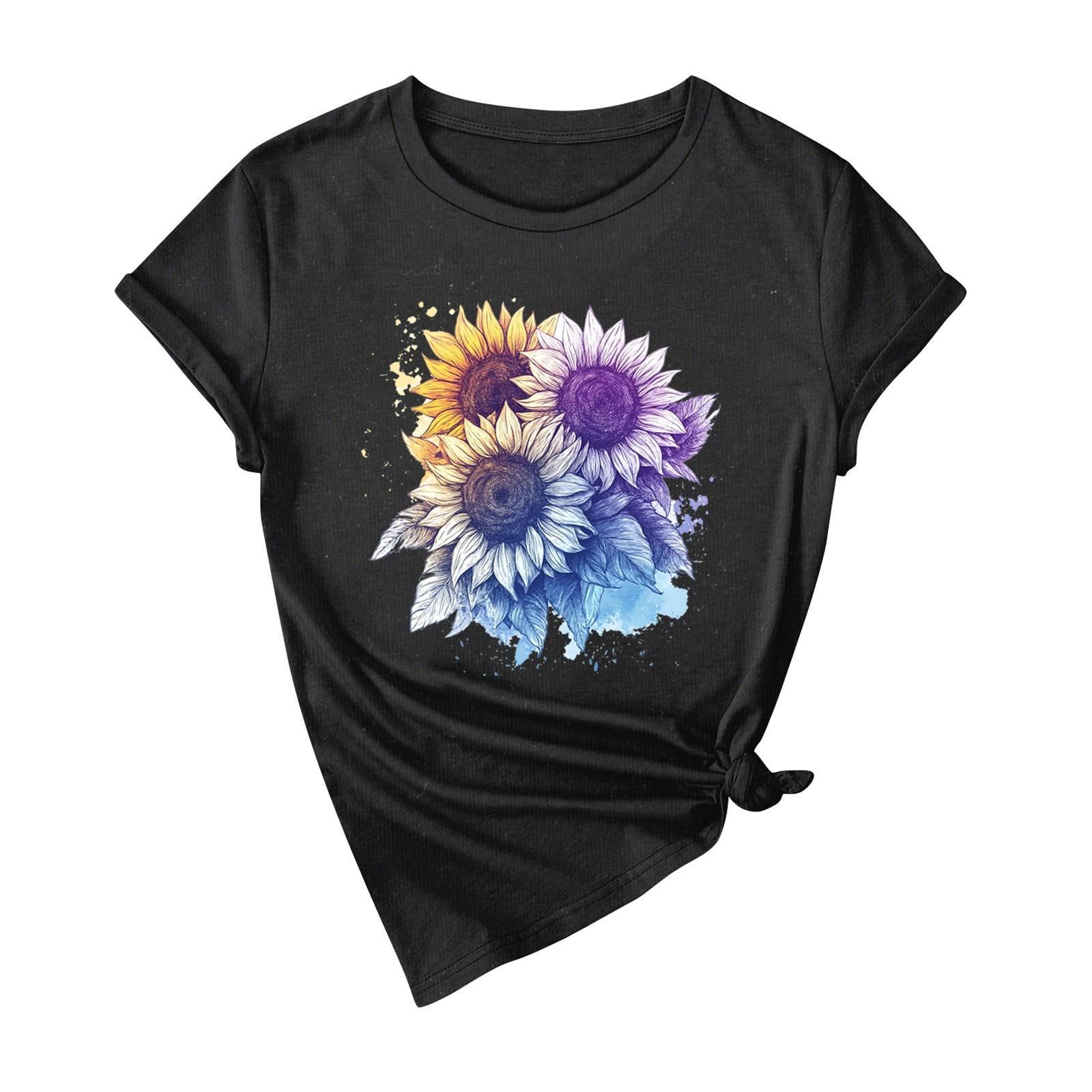 

Жіноча футболка з коротким рукавом Soild Sexy Cute Tee Slim Fit Tight Crop-Top XXL чорний