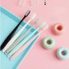 10pcs Toothbrush Set Adult Soft Travel   Cleaning Teeth Oral Care for Home and Travel Use Black White Pink Blue Gray