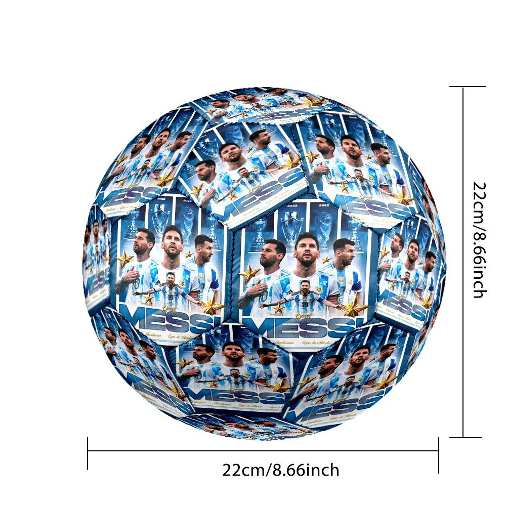 Messi 10 Number Soccer Stars National Jerseys Size 5 Soccer Ball Machinestitched Indooroutdoor Universal Football Soccer Accessory