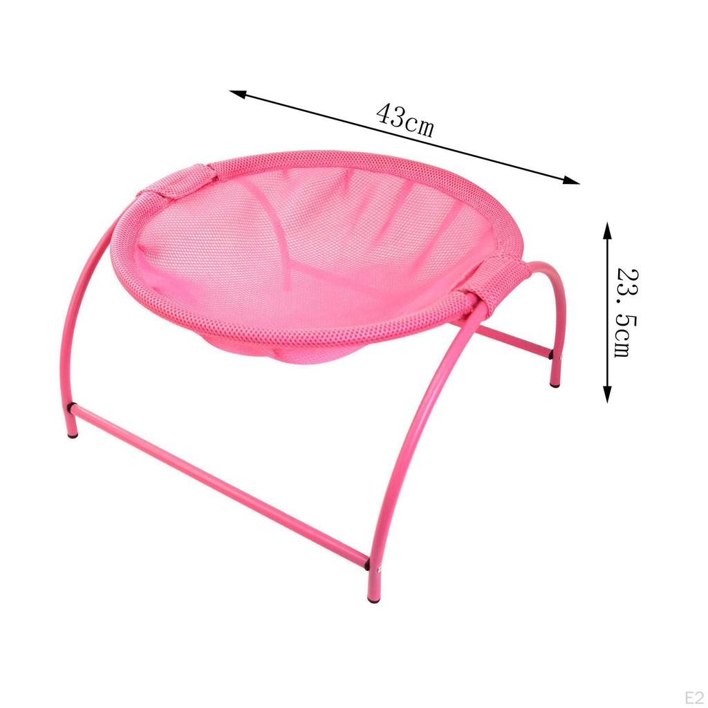 Vier Jahreszeiten Runde Weiche Katzenhängematte Atmungsaktiv Stabil Haustier möbel Abnehmbares Kinderbett