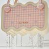 Cute Sweet Heart Portable Bath Basket Household Large Capacity Shower Basket Stackable Space Saving Drainage Toiletry Basket